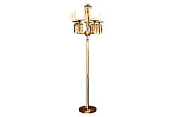 688-5-L 5 KOLLU LAMBADER TASLI SAPKALI 54x176cm KOYU ANTİK - KERVAN