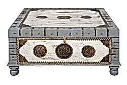 7719A SANDIK GRI-KREM 100x100x46cm - KERVAN