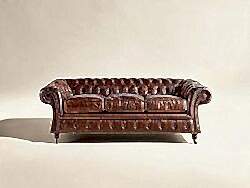 8819-3D CHESTER DERI KOLTUK UCLU KAHVE 207x89x73cm 611DB - KERVAN