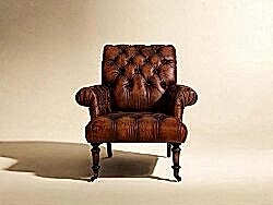AUSTIN TEKLİ KOLTUK DERİ KAHVE 101x92x92cm C0201B-1D B102 - KERVAN