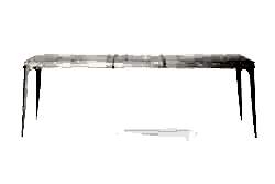 BLANC DİKDÖRTGEN YEMEK MASASI KREM 112x256x76cm 289220-1040 - YEMEK MASASI
