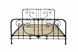 ÇELİK YATAK SİYAH 120x200cm QS-042-S - KERVAN