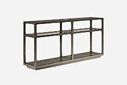 COVE TIRNAK CAMLI GRİ 41x193x91cm 349307-2743 - KERVAN