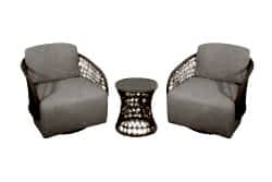 CS01 ELY FİSKOS SET 2 SANDALYE+SEHPA 84x74x73-45x45x45cm - KOLTUK TAKIM