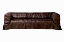 DÖRTLÜ DERİ KOLTUK KAHVE 94x330x67cm RS595-4 - KOLTUK DÖRTLÜ