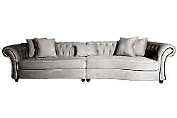 DORTLU KOLTUK BEJ 117x315x78cm FOR ( LETTO 2604) - KERVAN