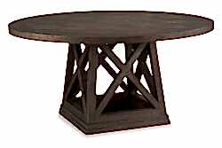 HERİTAGE HİLL YUVARLAK YEMEK MASASI KAHVE 152x152x76cm 274225-2812TP-BS - KERVAN