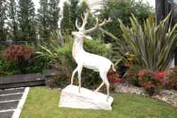 DEV FİBER GEYİK 39X76X175 CM GOLD-KREM HYK994 - KERVAN
