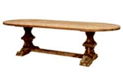 MONAKO OVAL YEMEK MASASI TEAK 120x280x79cm - KERVAN