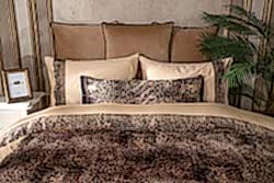 NEGALL ŞAL SET 90X250 5 PRC SİYAH-KAHVE - KERVAN