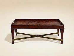 REVİVAL DİKDÖRTGEN ORTA SEHPA KAHVE 80x141x49cm 328300-1730 - KERVAN