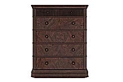 REVİVAL ŞİFONYER KAHVE 5 ÇEKMECE 51x116x43cm 328150-1730 - KERVAN