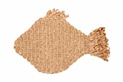 RIGONNI BALIK SUPLA NATURAL 35x55cm - HOME SWEET HOME