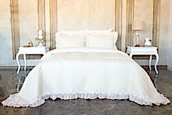 ROSE PERLA PIKE TAKIMI KREM CK.260x270cm 3 PRC - HOME SWEET HOME