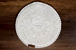 SARANA YUVARLAK SUPLA KREM 35cm - HOME SWEET HOME