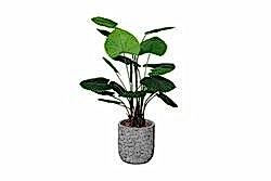 TH008440 KIVRIMLI YELPAZE PALMİYESİ YAPAY AĞAÇ 130CM(759TUF000062) - YAPAY AĞAÇ