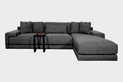 ZEN KÖŞE KOLTUK SAĞ KÖŞE GRİ+SEHPA 180x295x65cm (NATUREL 19) - KERVAN